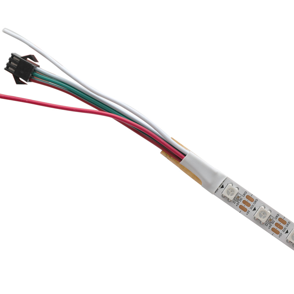 WS2812B DC5V Series Flexible LED Strip Lights, Programmable Pixel Full Color Chasing, Indoor Use, 300LEDs, 1.64ft ~ 16.4ft Per Reel By Sale WS2812B DC5V Series Flexible LED Strip Lights, Programmable Pixel Full Color Chasing, Indoor Use, 300LEDs, 1.64ft ~ 16.4ft Per Reel By Sale
